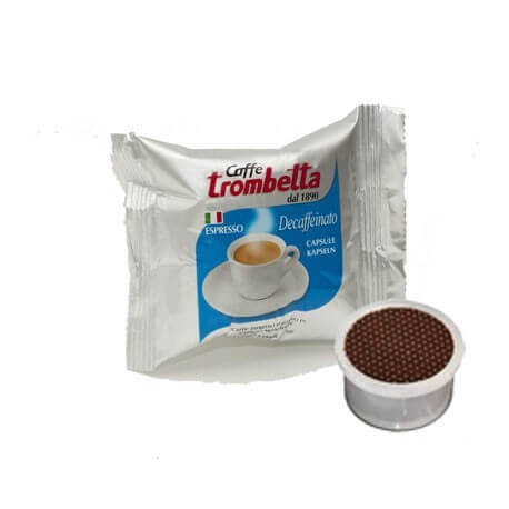 Cialde Decaffeinato Comatibile Lavazza Point Caffè Trombetta 50PZ