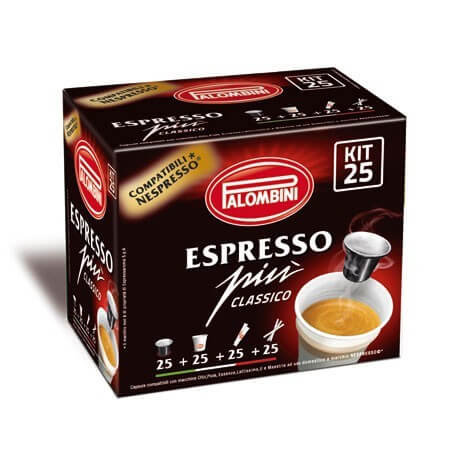 KIT CAFFE ESPRESSO PALOMBINI CLASSICO AROMA TEAM