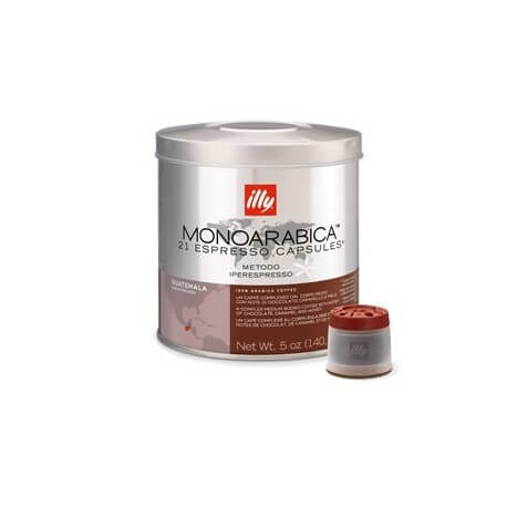 Capsule Monoarabica Illy Iperespresso Guatemala.