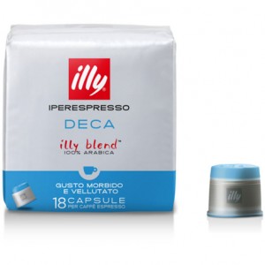 Capsule illy Iperespresso Decaffeinato Cubo