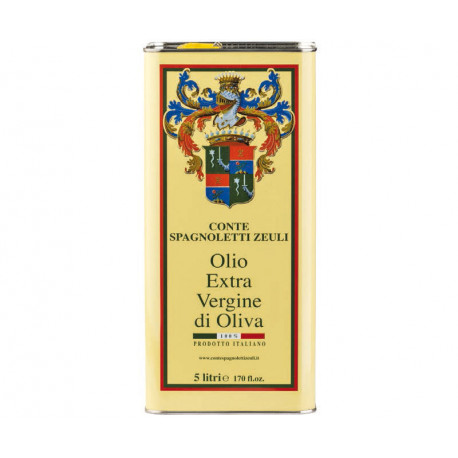5 litri di Olio Extravergine di oliva Pugliese Conte Spagnoletti Zeuli