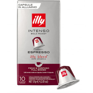 Compatibile Nespresso illy caffè Tostato intenso – Confezione da 10 Capsule