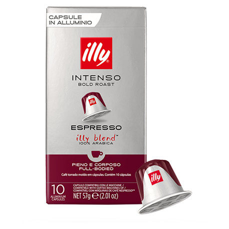 Compatibile Nespresso illy caffè Tostato intenso – Confezione da 10 Capsule