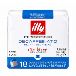 illy Iperespresso Professional Decaffeinato 18 Capsule per Macchine Professionali
