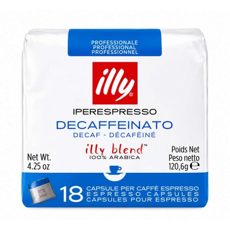 illy Iperespresso Professional Decaffeinato 18 Capsule per Macchine Professionali